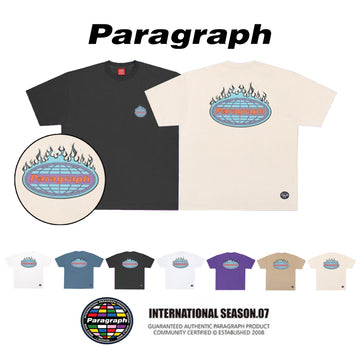 22SS Season 7 Ellipse Flame printing T-shirt (No.42)